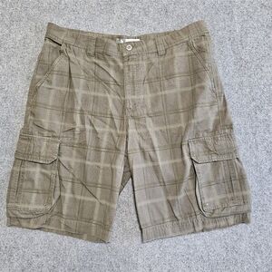 Nike Cargo Ripstop Plaid Shorts Mens 36 ACG Outdoor Hiking Gorpcore Hiking Y2K